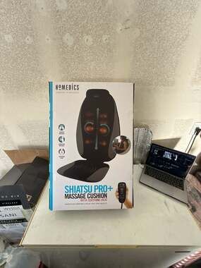 HoMedics Shiatsu Pro+ Massage Cushion with Soothing Heat, MCS-380HA